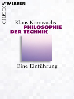 cover image of Philosophie der Technik